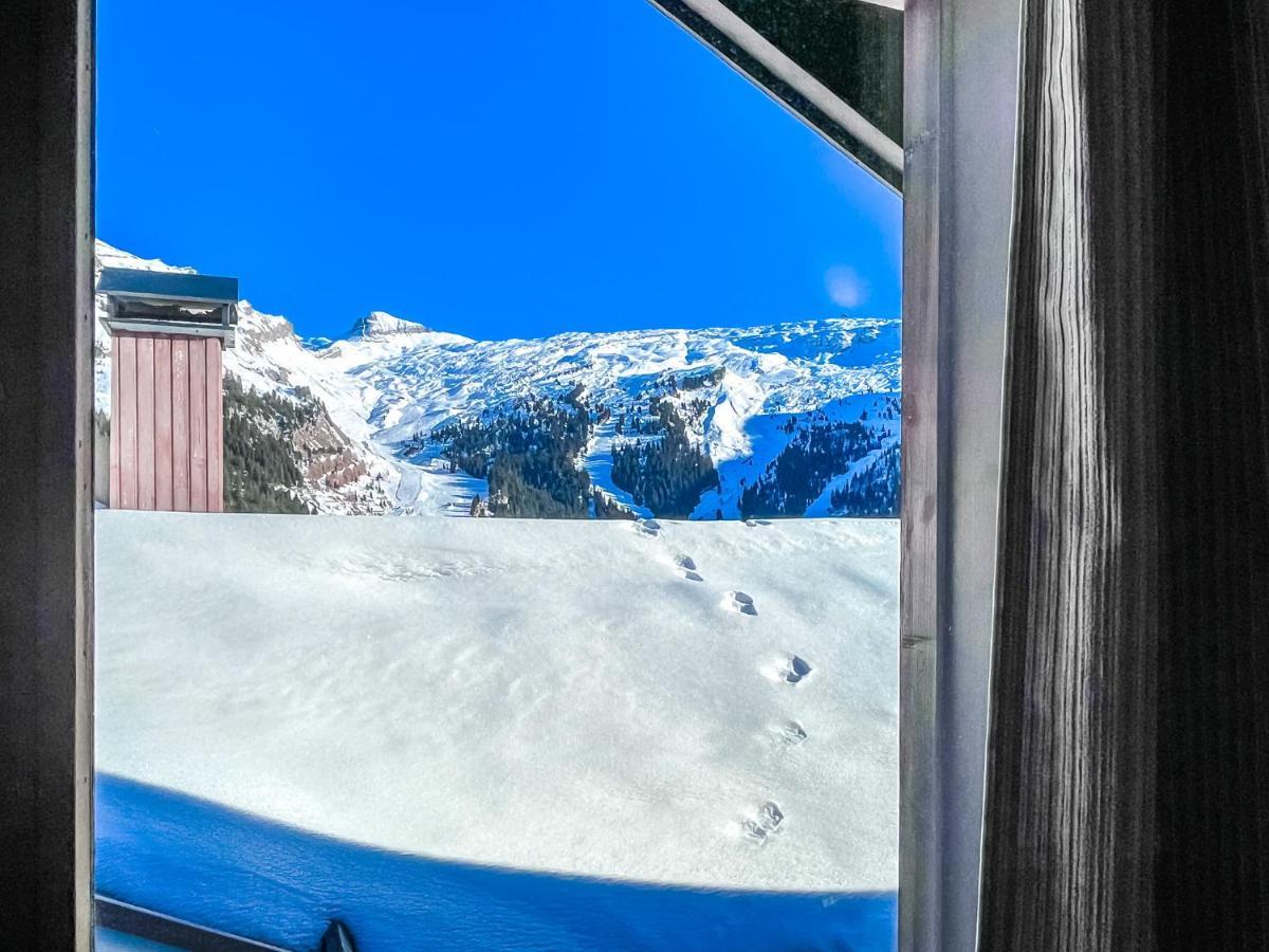 South Facing 2-Bed Apartment With Fireplace, Terrasses Deos Flaine Exterior foto